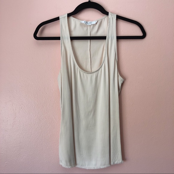 Frame Nude Raw Edge Tank Top - Picture 2 of 4